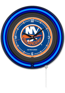 New York Islanders Double Neon Wall Clock