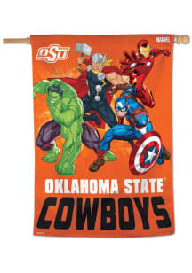 Oklahoma State Cowboys Marvel Avengers  28x40 Banner - Orange