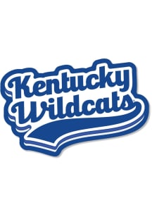 Kentucky Wildcats 3.5" Varsity Script Rugged Stickers - Blue