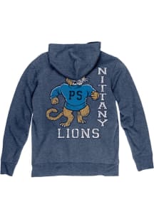 Blue 84 Penn State Nittany Lions Mens Navy Blue Front Back Laguna Long Sleeve Full Zip Jacket