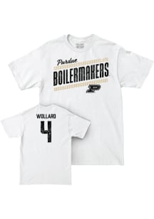 Kenna Wollard Purdue Boilermakers Youth White NIL Slant Player Tee