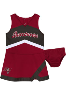 Tampa Bay Buccaneers Toddler Girls Crimson Cheer Captain Sets Cheer Dress