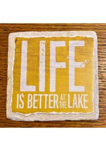 Branson Life Is Better At The Lake Coaster - Yellow