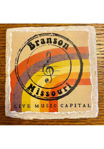 Branson Music Note Coaster - Brown