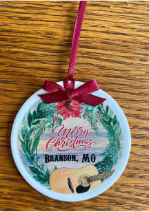 Branson Holiday Ornament - White