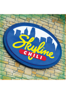 Skyline Chili Skyline Chili Sign 4x4 Coaster - Blue