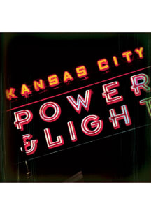 Kansas City KC Power and Light 4x4 Coaster - Black