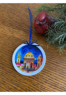 Kansas City Plaza Ornament - Blue