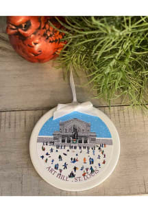 St Louis Art Hill Ornament - Blue