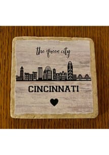 Cincinnati Skyline Coaster - White