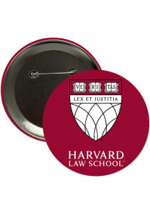 Harvard Crimson 3" School of Law Button - Maroon