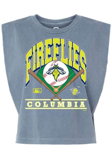 Summit Sportswear Columbia Fireflies Womens Navy Blue Homefield Tank Top