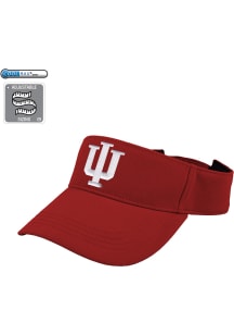 LogoFit Indiana Hoosiers Mens Red Slice Adjustable Visor