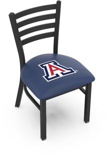 Arizona Wildcats Stationary Black Wrinkle Finish Pub Stool - Black