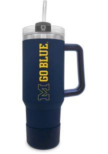 Michigan Wolverines 40 oz Stainless Steel Tumbler - Navy Blue