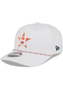 New Era Houston Astros Sport Stretch 9SEVENTY Adjustable Hat - White