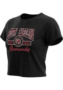 South Carolina Gamecocks Womens Black Established Short Sleeve T-Shirt