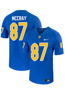 Demetrice Mccray  Nike Pitt Panthers Blue NIL Name And Number Football Jersey