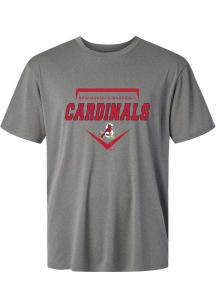 Summit Sportswear Springfield Cardinals Graphite Homeplate Short Sleeve T Shirt