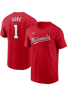 MacKenzie Gore Washington Nationals Red Home Short Sleeve Player T Shirt