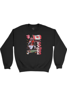 Antwan Raymond  Campus Ink Rutgers Scarlet Knights Youth Black Big Ten Media Days Custom Long Slee..