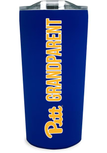 Pitt Panthers 18oz Grandparent SS Soft Touch Stainless Steel Tumbler - Gold