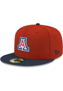 New Era Arizona Wildcats Mens Red 59FIFTY Fitted Hat