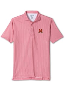 Johnnie O Maryland Terrapins Mens Red Crosslink Short Sleeve Fashion Polo