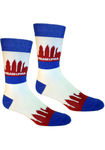 Philadelphia Skyline Mens Crew Socks