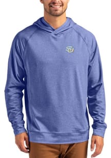 Cutter and Buck Southern University Jaguars Mens Blue Adapt Knit Hood Long Sleeve Hoodie