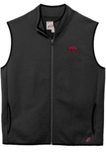 Arkansas Razorbacks Mens Black Summit Sleeveless Jacket