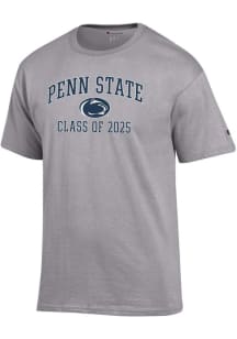 Champion Penn State Nittany Lions Grey Class of 2025 Text Jersey Short Sleeve T Shirt
