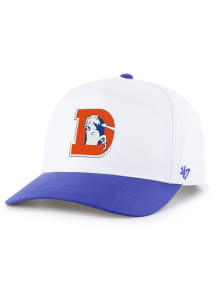 47 Denver Broncos Retro Team Logo Two Tone Hitch RF Adjustable Hat - White