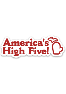 Michigan America's High Five Stickers - White