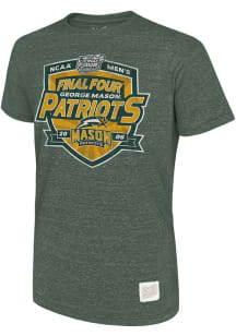 Original Retro Brand George Mason University Green Final Four Tee Short Sleeve Fashion T Shirt