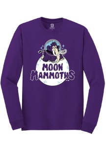 Summit Sportswear Erie SeaWolves Purple Moon Mammoth Long Sleeve T Shirt