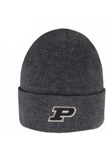 LogoFit Purdue Boilermakers Dark Grey South Pole Mens Knit Hat