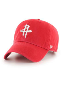 47 Houston Rockets Clean Up Design Adjustable Hat - Red