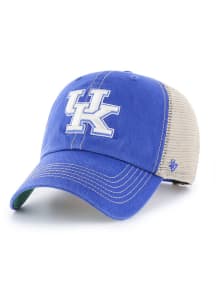 47 Kentucky Wildcats Trawler Clean Up Adjustable Hat - Blue