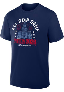 Philadelphia Phillies Navy Blue All Star Game Legacy Short Sleeve T Shirt