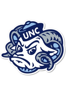 North Carolina Tar Heels 5 Inch Auto Static Cling Decal - Light Blue