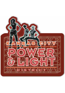 Kansas City Power & Light Cowgirl Stickers - Red