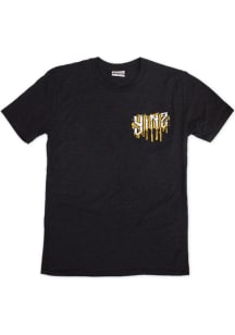 Where I’m From Pittsburgh Black Drip Wordmark Short Sleeve Fashion T Shirt