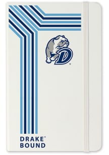 Drake Bulldogs School Bound Notebook and Folder - White
