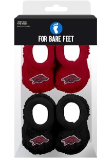 Arkansas Razorbacks 2pk Baby Bootie Boxed Set