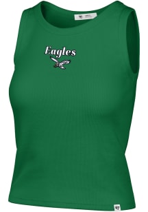 47 Philadelphia Eagles Womens Kelly Green Straight Cut Tank Top