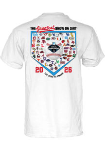 Blue 84  White 2026 Men's College World Series 64 Team Short Sleeve T Shirt