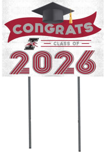 Indianapolis Greyhounds KH Sports Fan Class of 2026 Yard Sign - Crimson