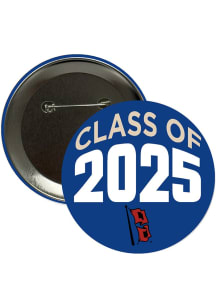 Tulsa Golden Hurricane 3" Class of 2025 Button - Blue