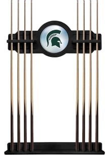 Michigan State Spartans Solid Wood Cue Rack Pool Table